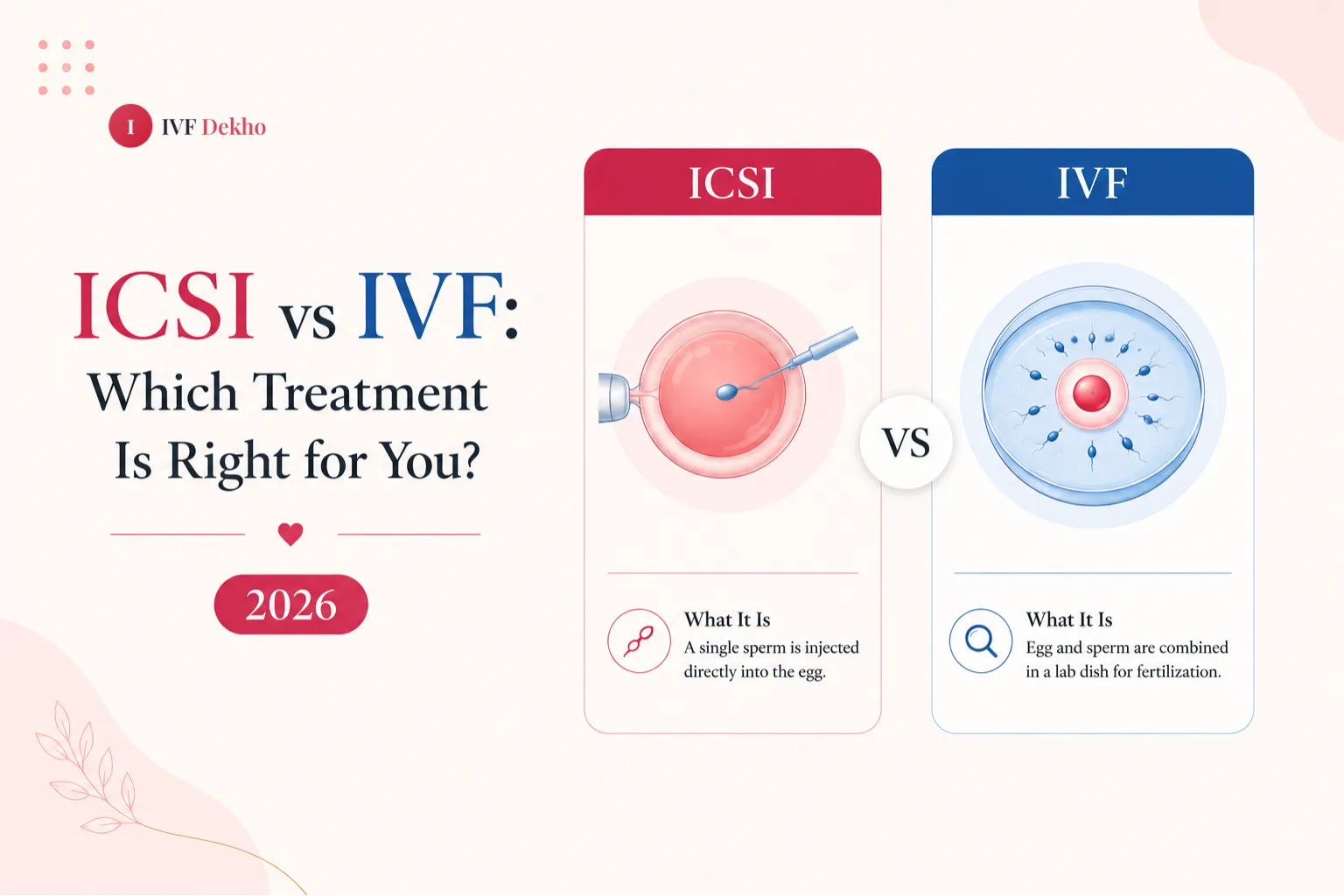 ICSI vs IVF: Which Treatment Is Right for You? 2026